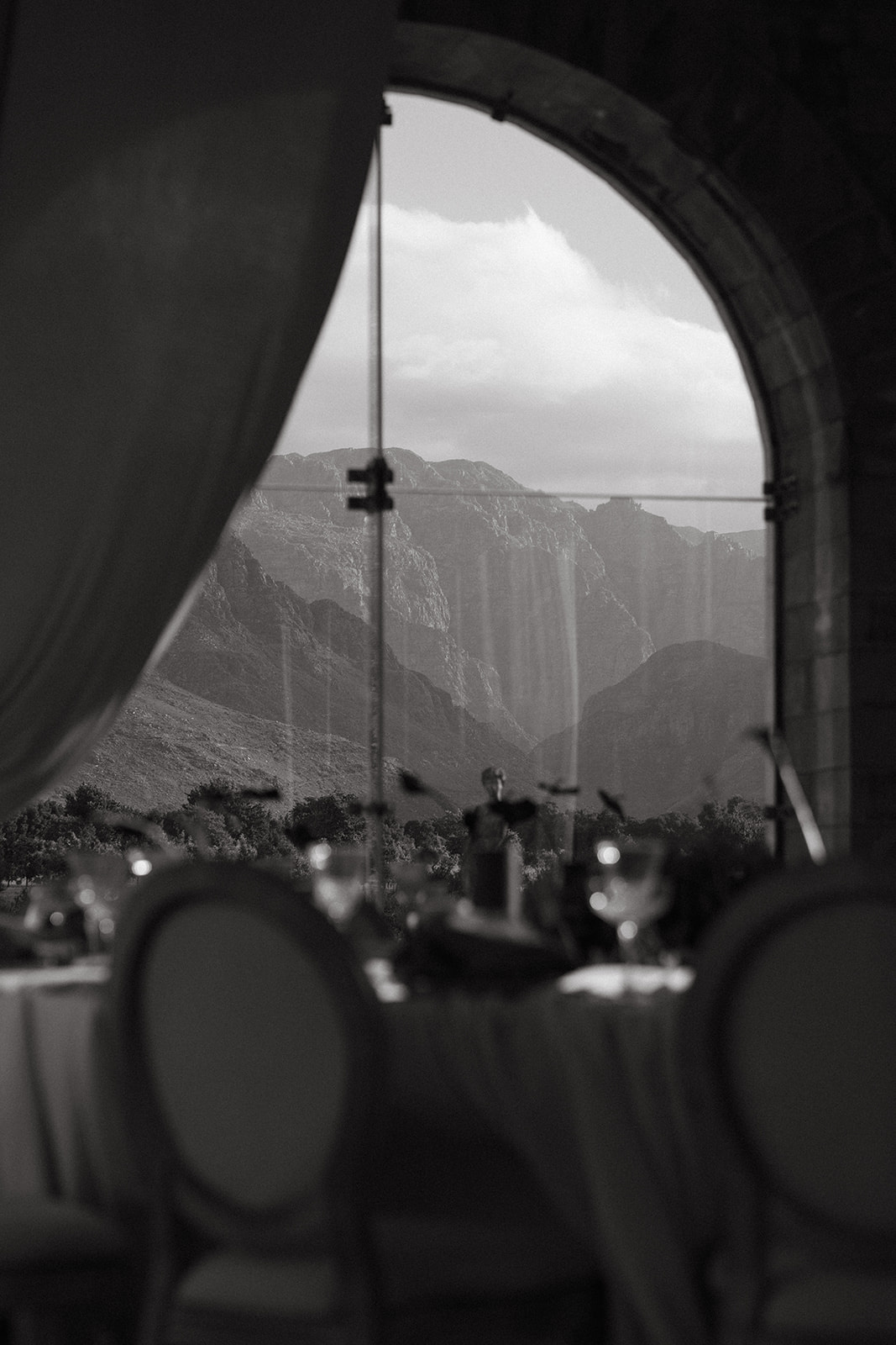 Mountains from la Roche estate from their Sanctuary.