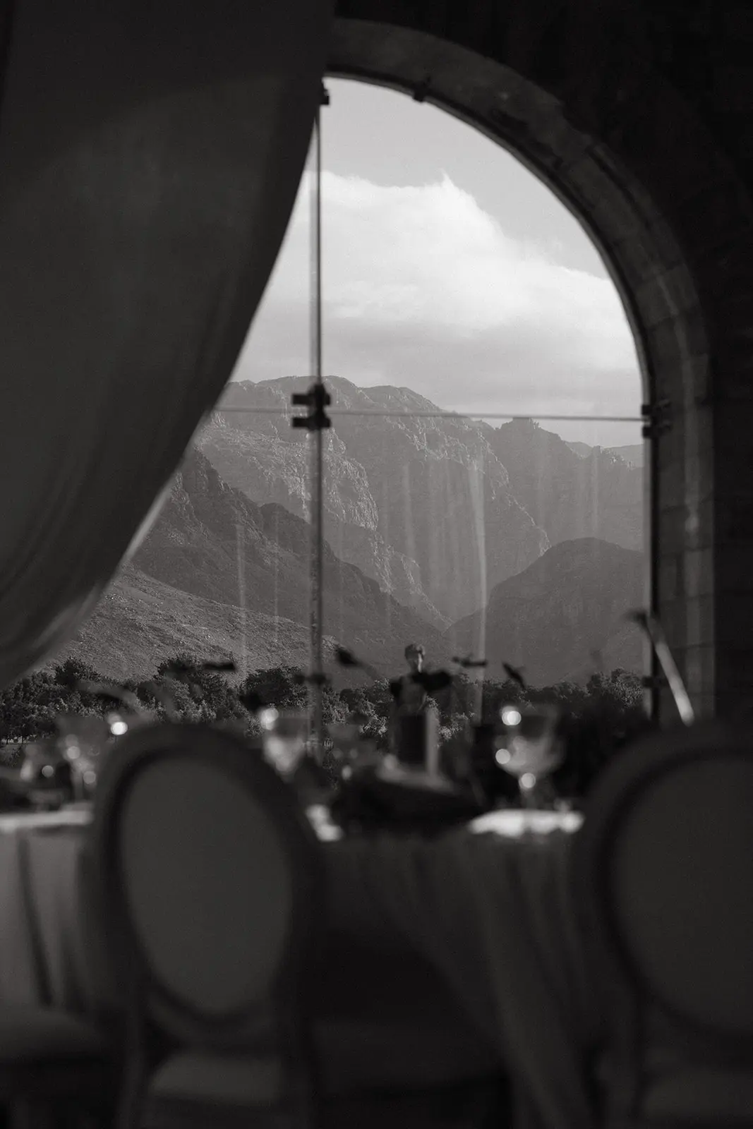 Mountains from la Roche estate from their Sanctuary.